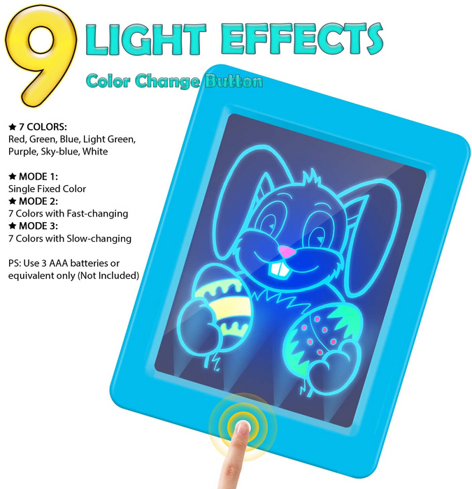Bopika Creative Light Up Board For Kids Magic Light Screen